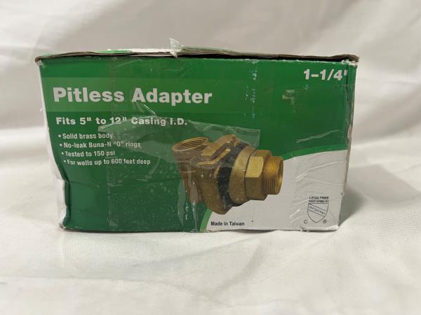 Water Source PA125NL 1.25 in. Brass Pitless Adapter