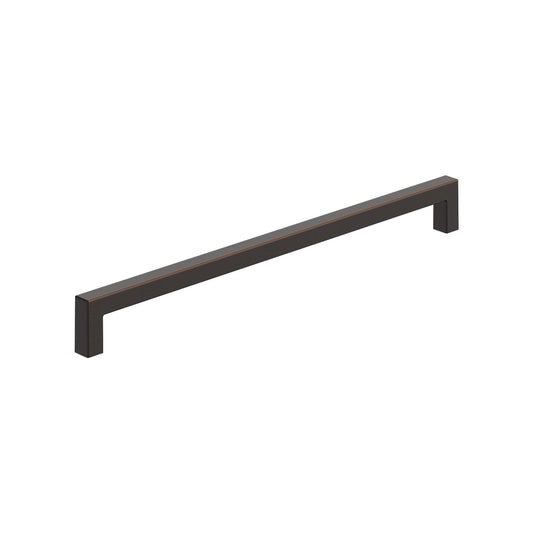 Amerock Monument 10-1/16 in. (256mm) Modern Oil-Rubbed Bronze Bar Cabinet Pull (1-Pack)