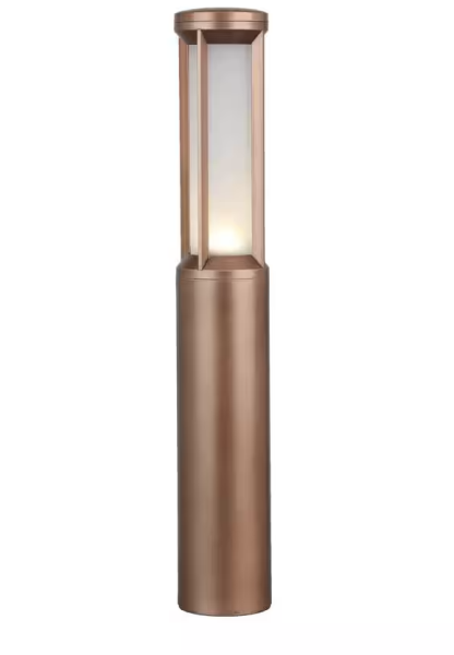 Hampton Bay Madison 40-Watt Equivalent Low Voltage Chemical Copper Hardwired Integrated LED Weather Resistant Outdoor Path Light