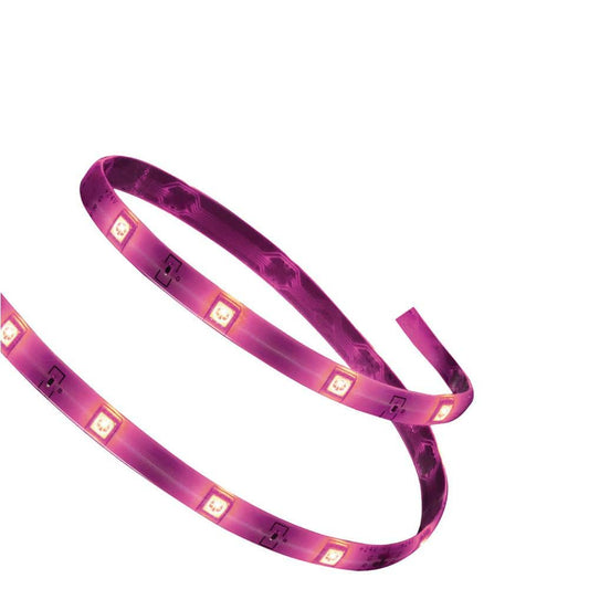 EcoSmart 32.8 Ft. RGB Color Changing Dimmable LED Strip Light with Remote Control, White