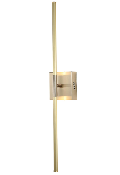 2PK JONATHAN Y Makena 28 in. Gold Dimmable Integrated LED Metal Wall Sconce