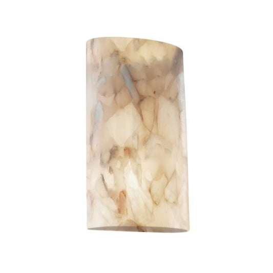 Justice Design Group ALR-8859 Wall Sconce from the Alabaster Rocks! Collection Alabaster Indoor Lighting Wall Sconces Wall Washers