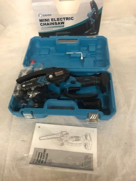 20V 4 in. Cordless Mini Chainsaw Including 2 Batteries