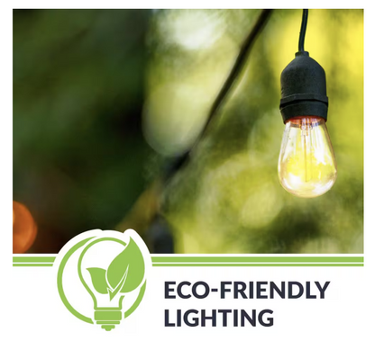 String Light Replacement Bulbs Shatter-Resistant Edison LED Bulbs (30-Pack)