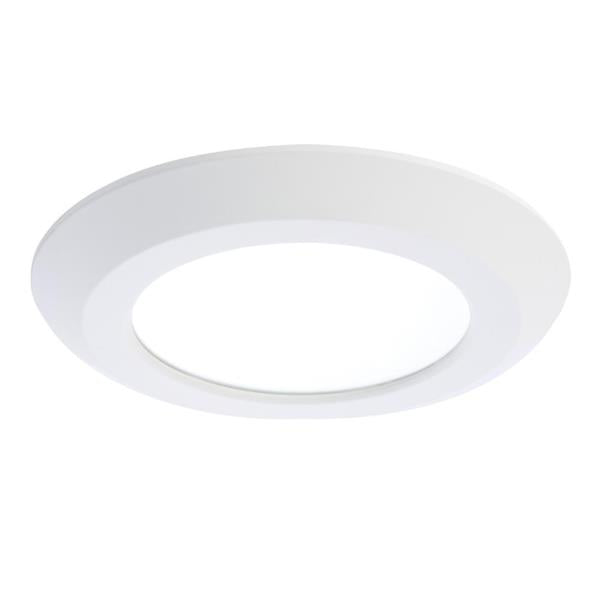 HALO SLDSL6 Series 6 Inch 2700K-5000K Selectable CCT Surface Integrated LED Downlight Recessed Light with White Round Trim