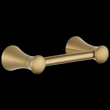 Delta Lahara Wall Mount Pivot Arm Toilet Paper Holder Bath Hardware Accessory in Champagne Bronze