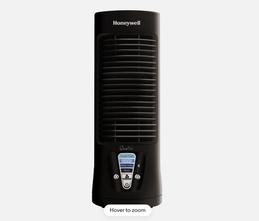 Honeywell Quiet Set Oscillating Slim Table Fan  New  W 5.1  X H 13  X L 3   HTF210B  Black