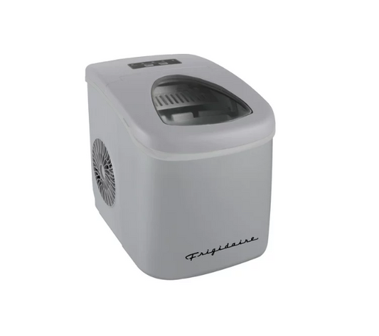 Frigidaire 26 Lb Retro Ice Maker  Silver  EFIC128