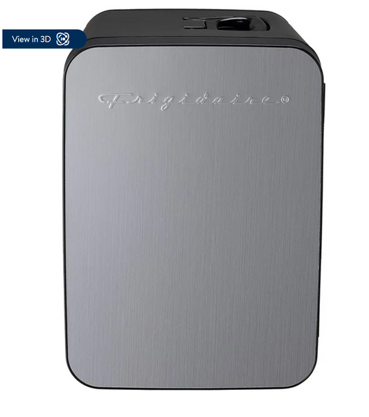 Frigidaire 15-Can Retro Mini Beverage Cooler in Stainless Steel Without Freezer, Silver