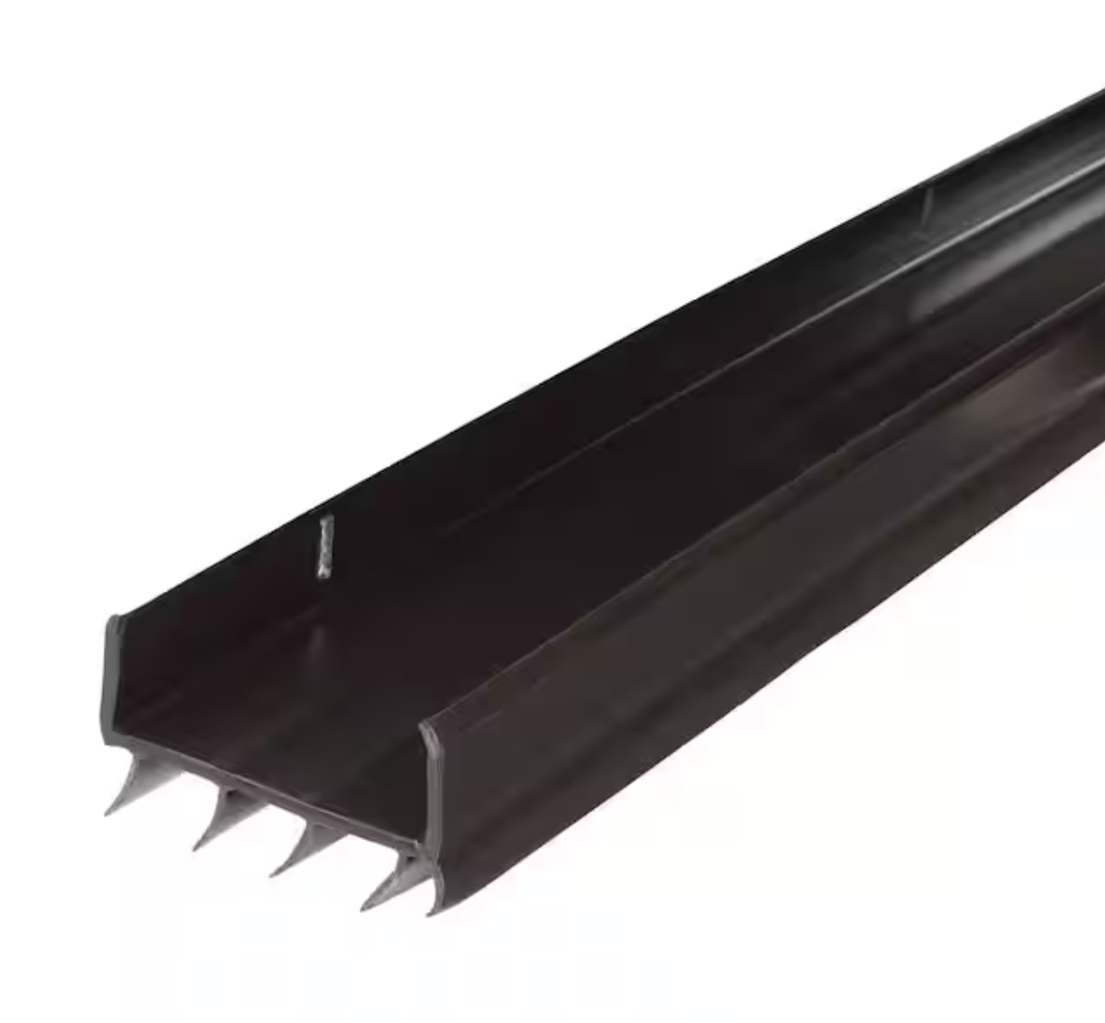 M-D Building Products 36 in. Brown Vinyl U-Shape Screw-on Under Door Seal
