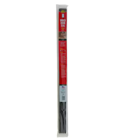 M-D Building Products 36 in. Brown Vinyl U-Shape Screw-on Under Door Seal