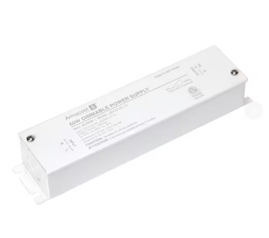 Armacost Lighting 60-Watt Dimmable 12-Volt DC TRIAC LED Transformer Driver with Enclosure