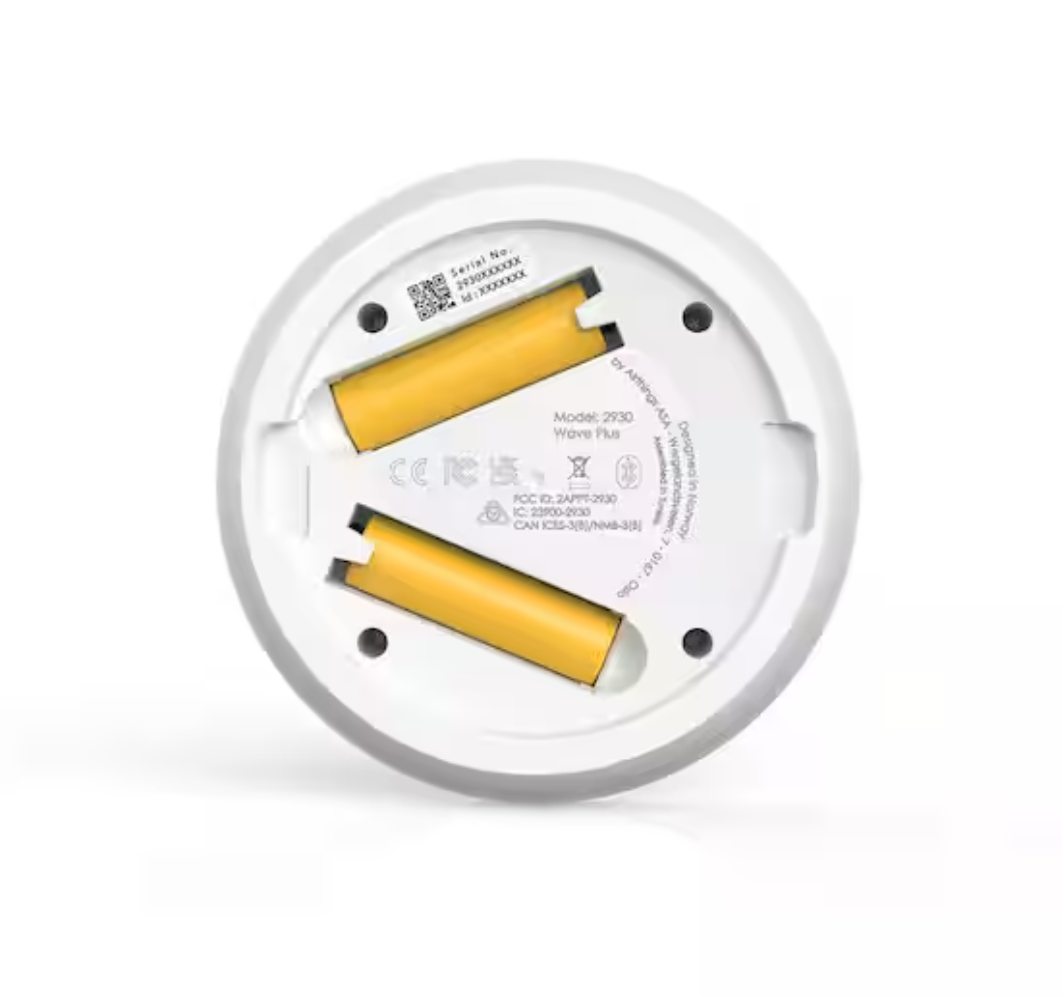 Airthings Wave Radon Battery Operated Smart Radon Detector
