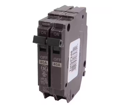 GE Q-Line 40 Amp 1 in. Double Pole Circuit Breaker (THQP240)