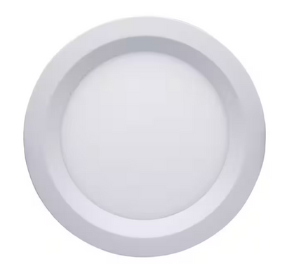 SATCO 6 in. Adjustable CCT Canless New Construction IC Rated Dimmable Indoor Round Integrated LED Recessed Light Trim