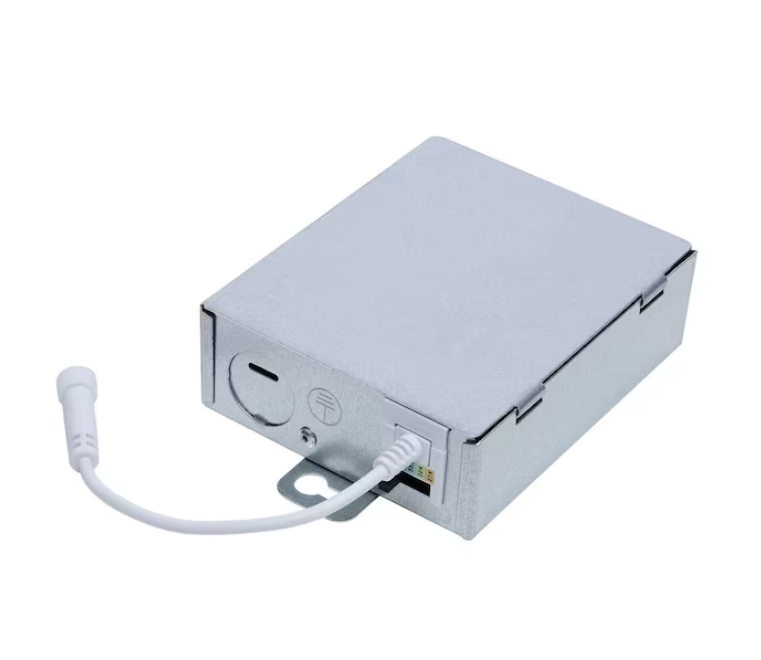 SATCO 6 in. Adjustable CCT Canless New Construction IC Rated Dimmable Indoor Round Integrated LED Recessed Light Trim