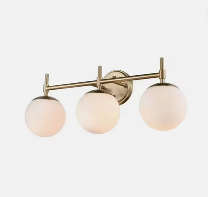 929 LIGHTING 24 in. 3-Light Modern Gold Vanity Light