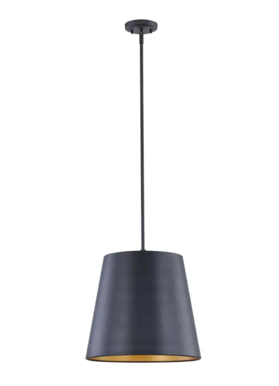 Signature Hardware 953470 Wegner 3 Light 16" Wide Pendant Matte Black Indoor Lighting Pendants