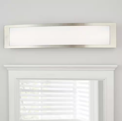Woodbury 24.5 in. Brushed Nickel Linear LED Vanity Light Bar