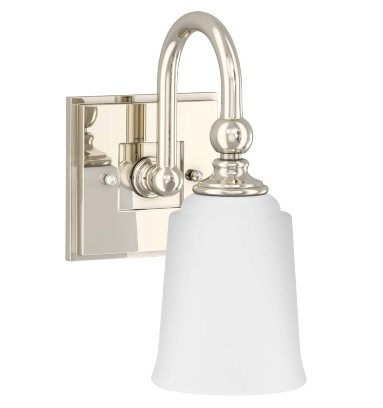 Antonia Single Light 4-3/4" Wide Bathroom Sconce with Frosted Glass Shade