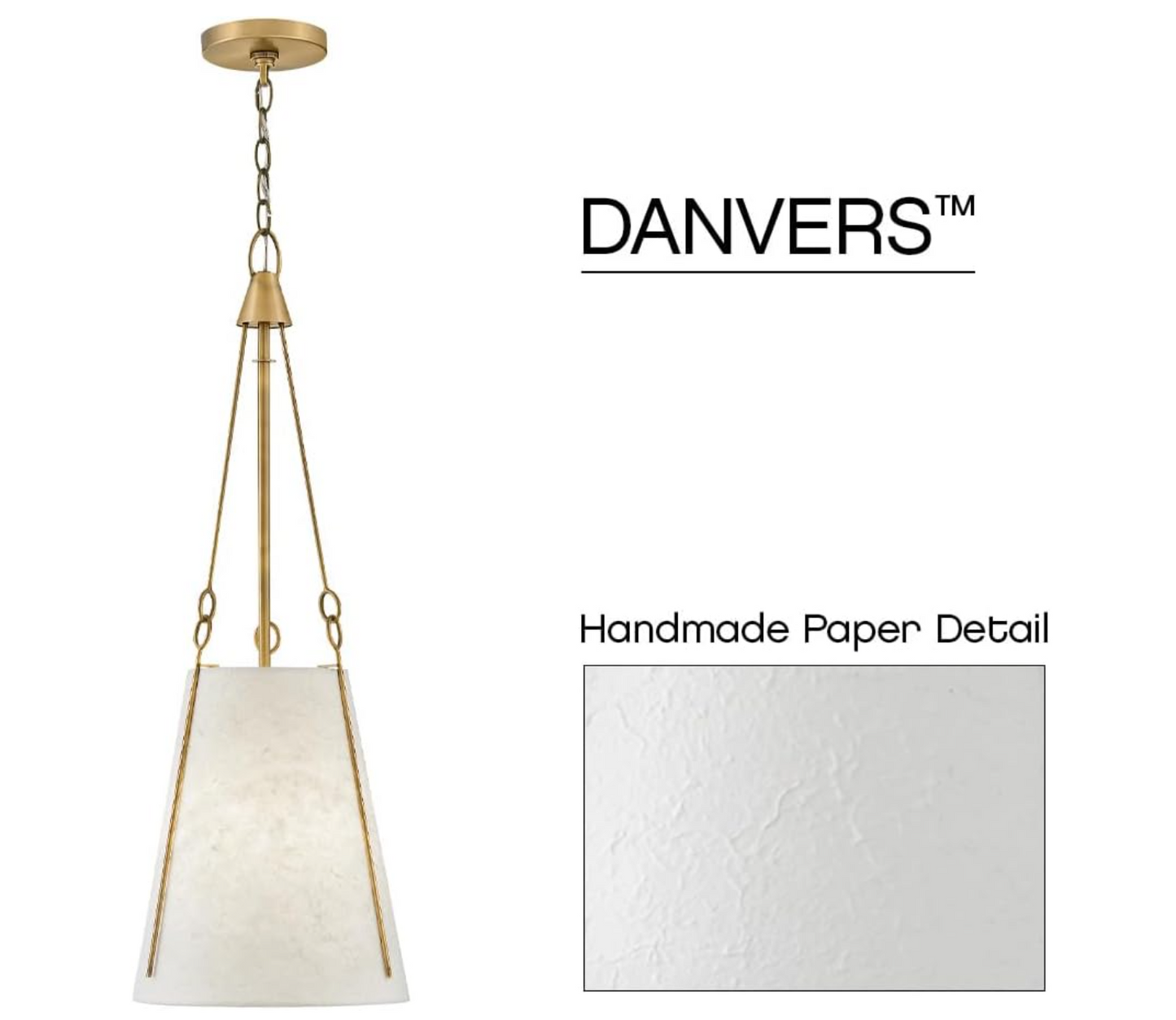 Hinkley Lighting 45027 Danvers 11" Wide Pendant Dark Brass Indoor Lighting Pendants