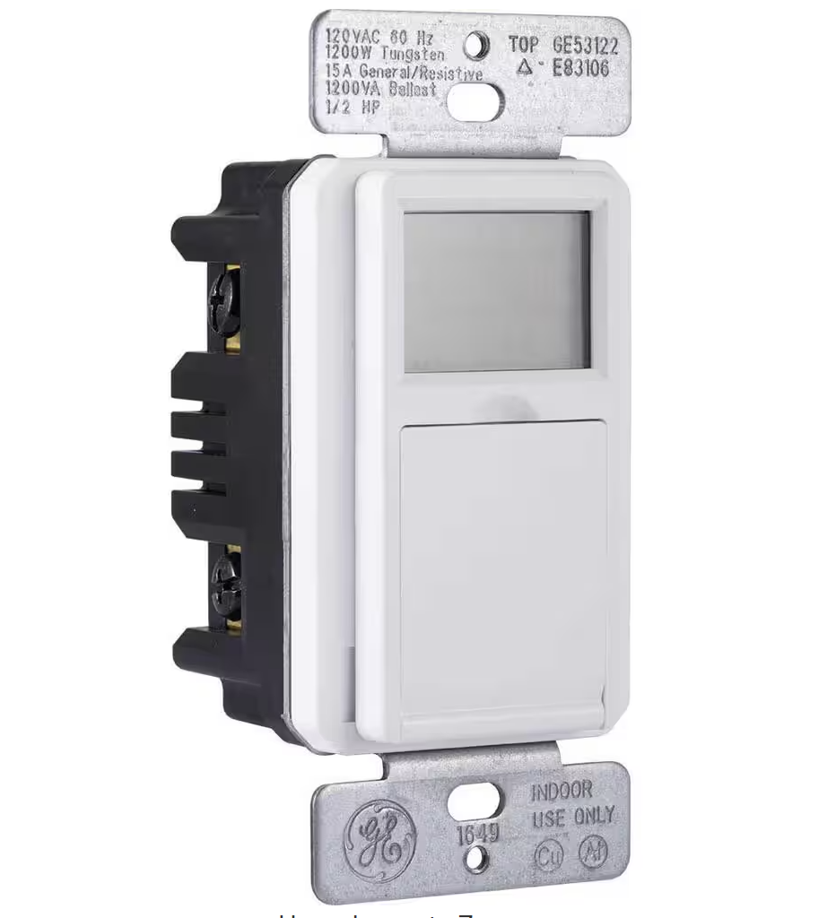 GE 7-Day Programmable Indoor/Outdoor In-Wall Digital Timer