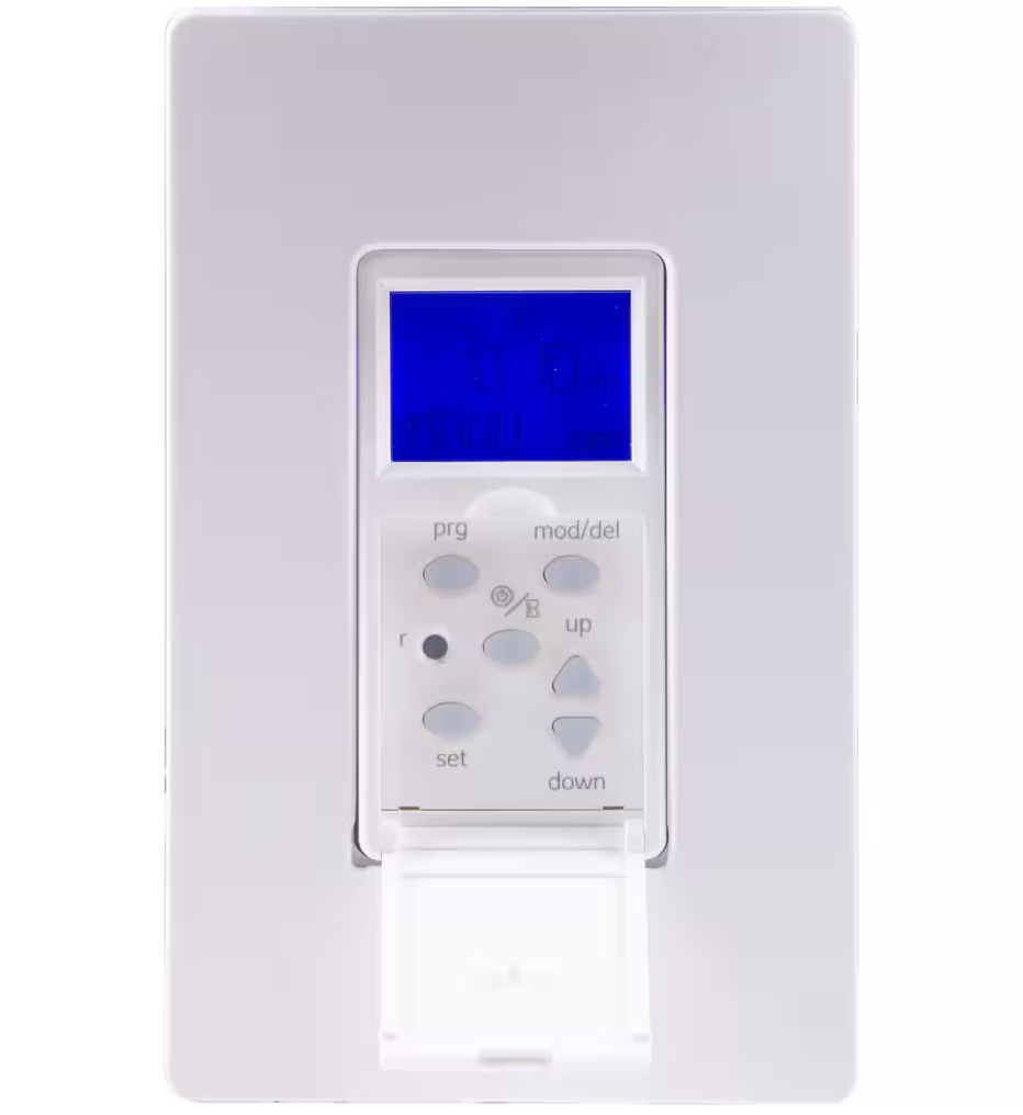 GE 7-Day Programmable Indoor/Outdoor In-Wall Digital Timer