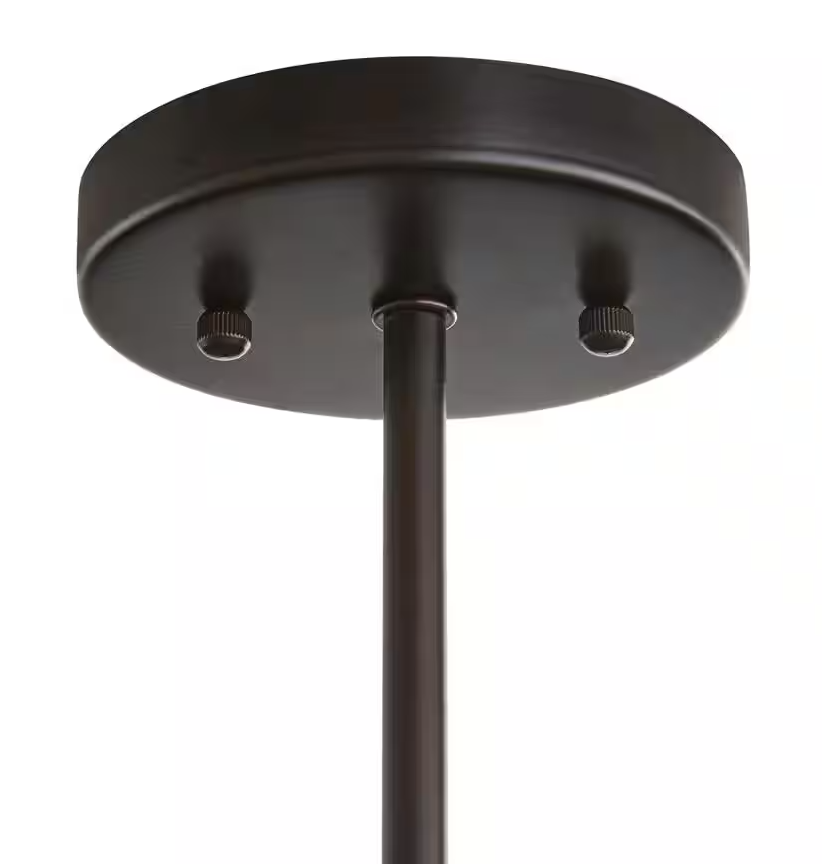 Home Decorators Collection Leonie 6-Light Bronze Sputnik Semi-Flush Mount