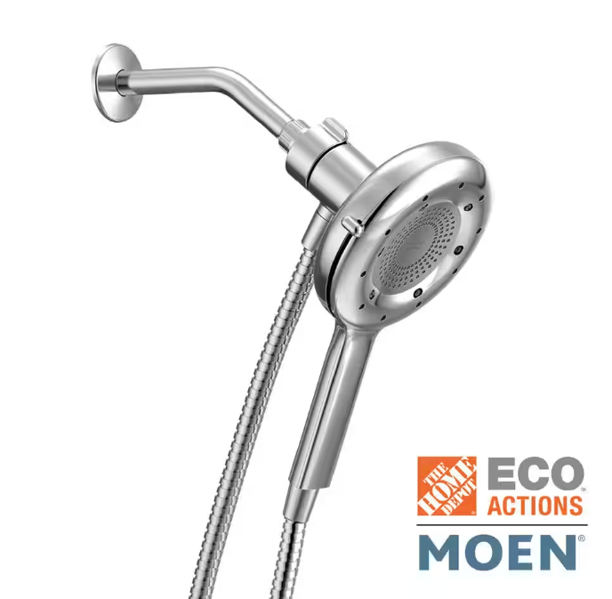 MOEN Nebia 4-Spray Patterns 6.5  Wall Mount Magnetix Handheld Shower Head Chrome