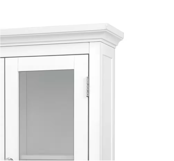 Teamson Home Madison 7 in. D x 20 in. W x 24 in. H Removable Wall Cabinet, White