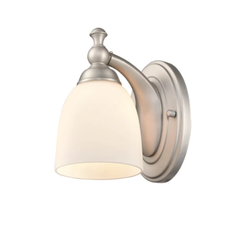 Millennium Lighting 8" Tall Satin Nickel Bathroom Sconce