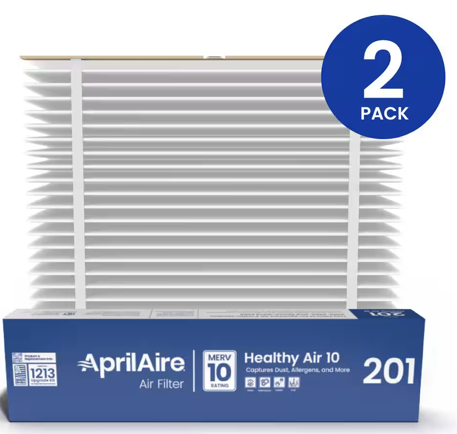 Genuine Aprilaire 201 Replacement Media Air Filter (2 Pack)