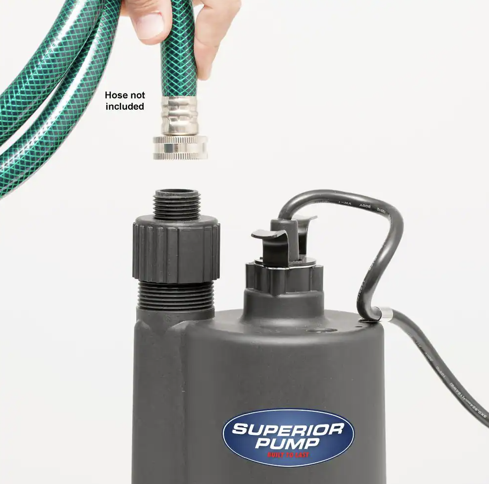 Superior Pump 1/4 HP Submersible Thermoplastic Utility Pump