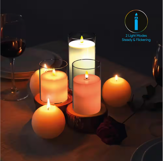 Tzumi Aura LED Color Candle Flameless LED Candle (3-Pack)