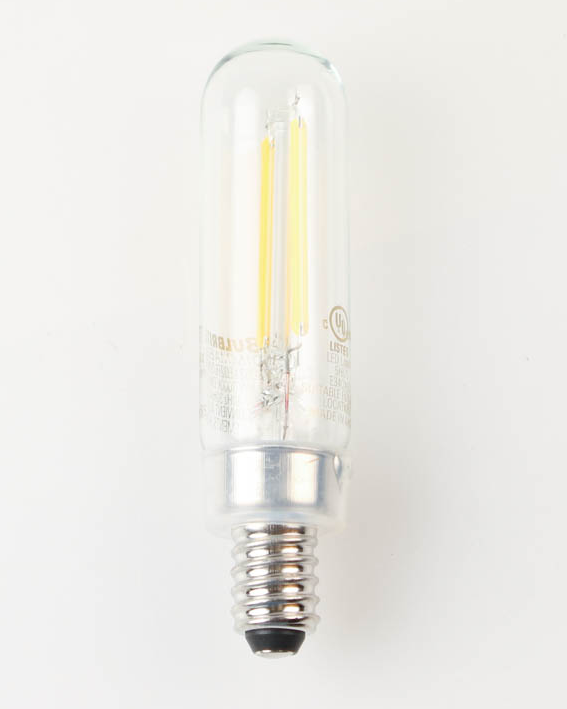 8-Pack Bulbrite Dimmable 2.5W 3000K T6 Filament LED Bulb, Enclosed Fixture Rated