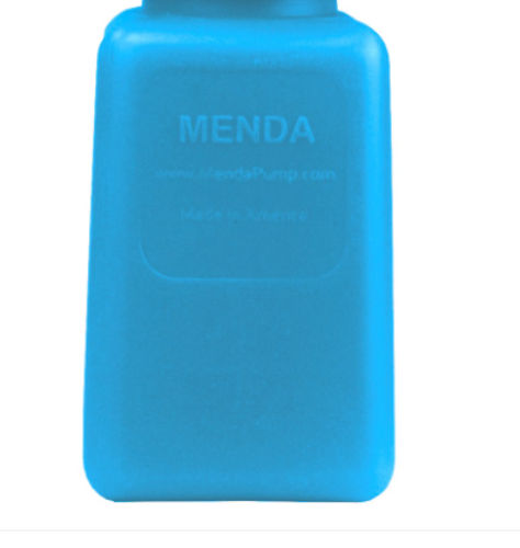 Menda 35283 - durAstatic® Dissipative HDPE Square Bottle with One-Touch Pump, 6oz