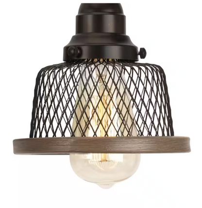 Progress Lighting Tilley Collection 1-Light Antique Bronze Coastal Bath Vanity Light