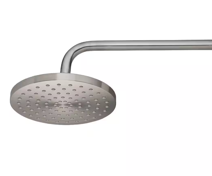 Glacier Bay 1-Spray Pattern 8 in. Single Wall Mount Fixed Shower Head in Brushed Nickel