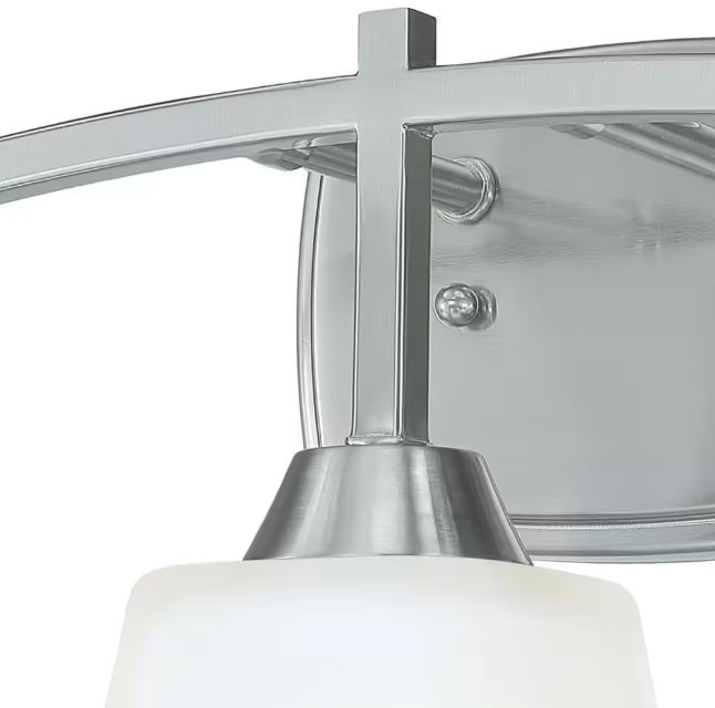 Westinghouse Midori 3-Light Brushed Nickel Wall Mount Bath Light