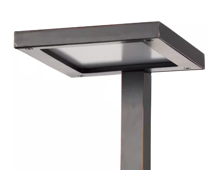 Hampton Bay Glenwood 25-Watt Equivalent Low Voltage Oil Rubbed Bronze Integrated LED Outdoor Landscape Path Light