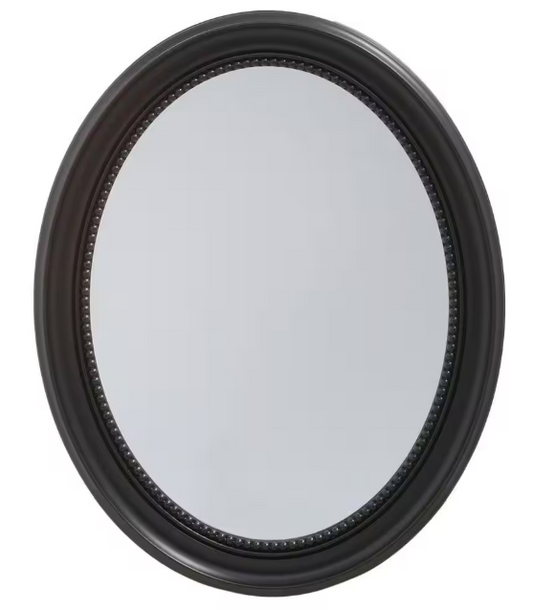 Pegasus 24 in. W x 29 in. H Oval Medicine Cabinet with Mirror