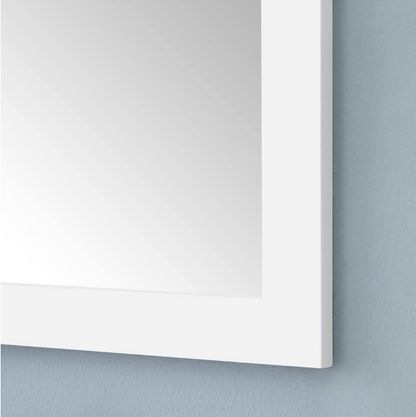 Home Decorators Collection Grace 24 in. W x 32 in. H Rectangular Framed Wall Mount Bathroom Vanity Mirror in White