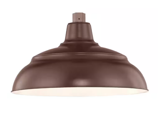 Millennium Lighting R Series 1-Light 15 in. Architect Bronze Warehouse Shade