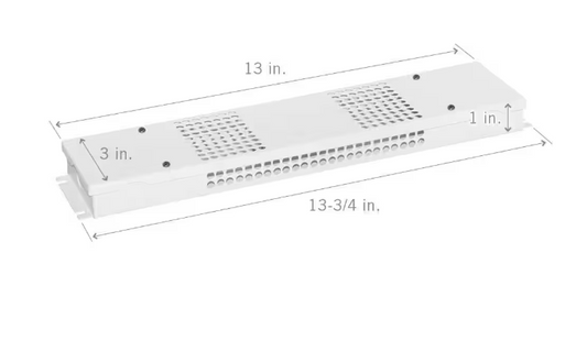 Armacost Lighting 14 in. x 3 in. x 1 in. Armacost Screw Cover Power Supply Enclosure