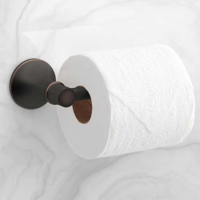 Glacier Bay Wall Mounted Sadira Toilet Paper Holder in Bronze