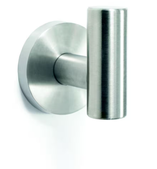 Amerock Arrondi Wall Mount Single Robe Hook in Stainless Steel