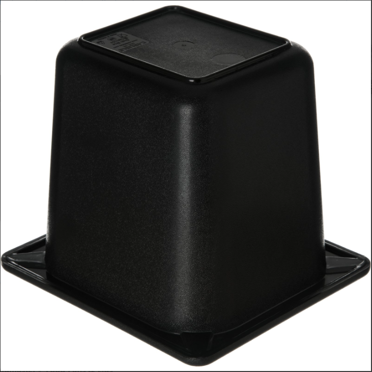 Carlisle Coldmaster® Deep Food Pan 1/6 Size - Black CM110403