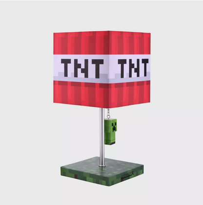 Minecraft TNT Table Lamp (Includes LED Light Bulb)