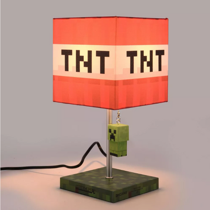 Minecraft TNT Table Lamp (Includes LED Light Bulb)