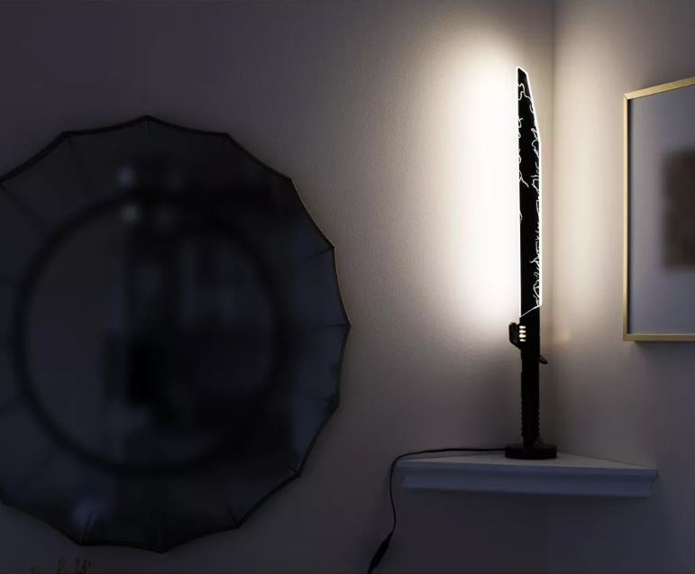 Ukonic Star Wars: The Mandalorian Darksaber 24-Inch LED Desk Light Lamp